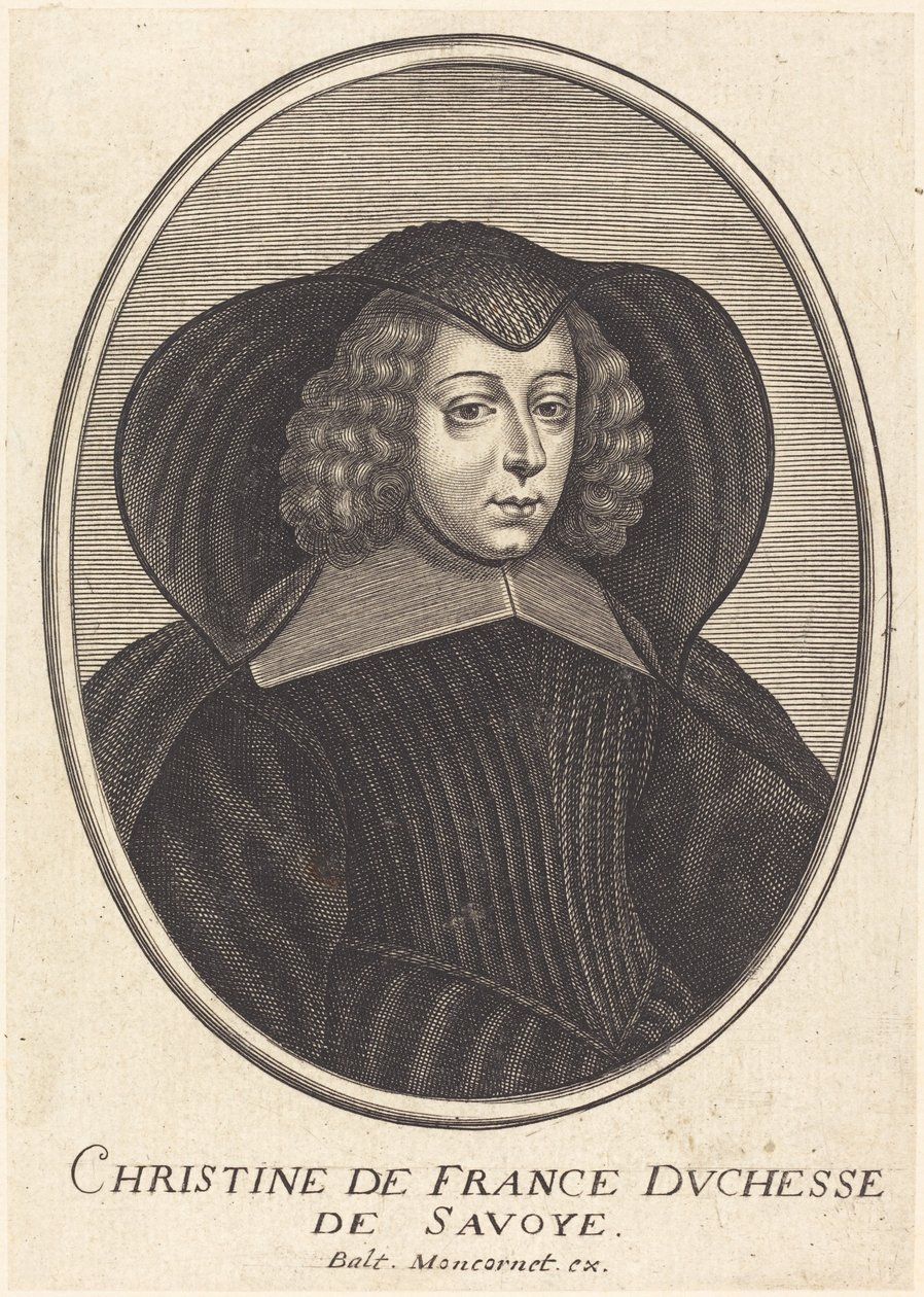Christine z Francie od Balthasar Moncornet