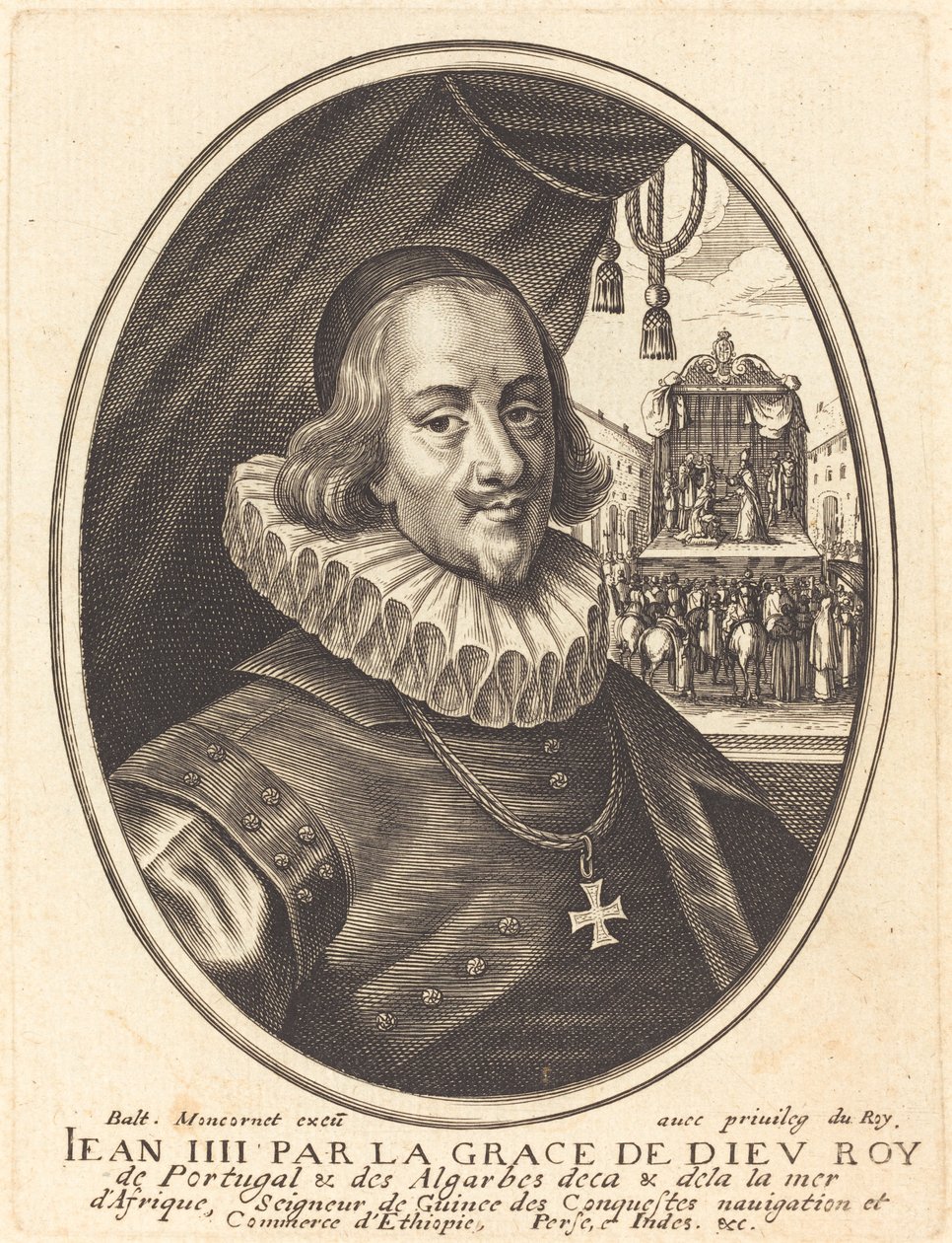 Jan IV., vévoda z Bragance od Balthasar Moncornet