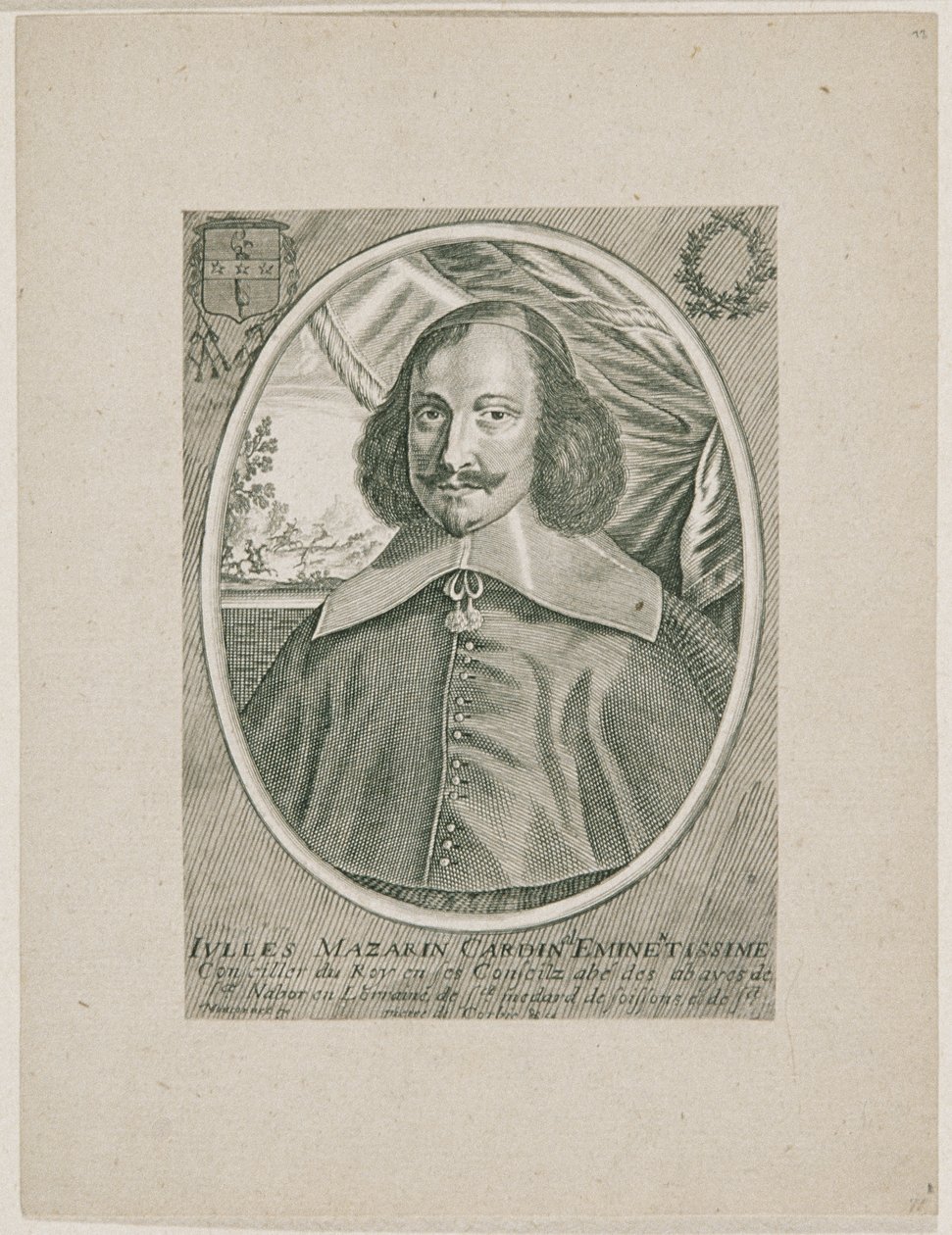kardinál Jules Mazarin od Balthasar Moncornet