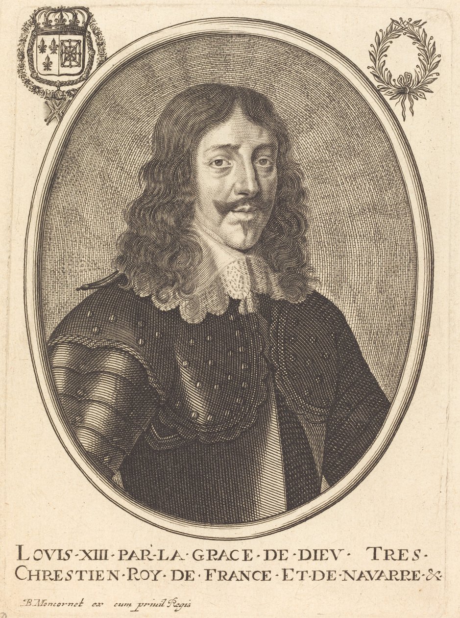 Ludvík XIII., král Francie od Balthasar Moncornet