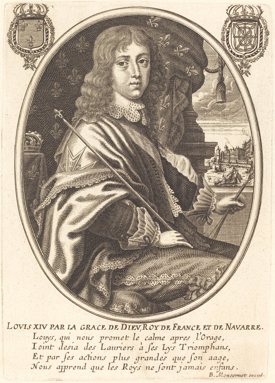 Ludvík XIV., král Francie od Balthasar Moncornet
