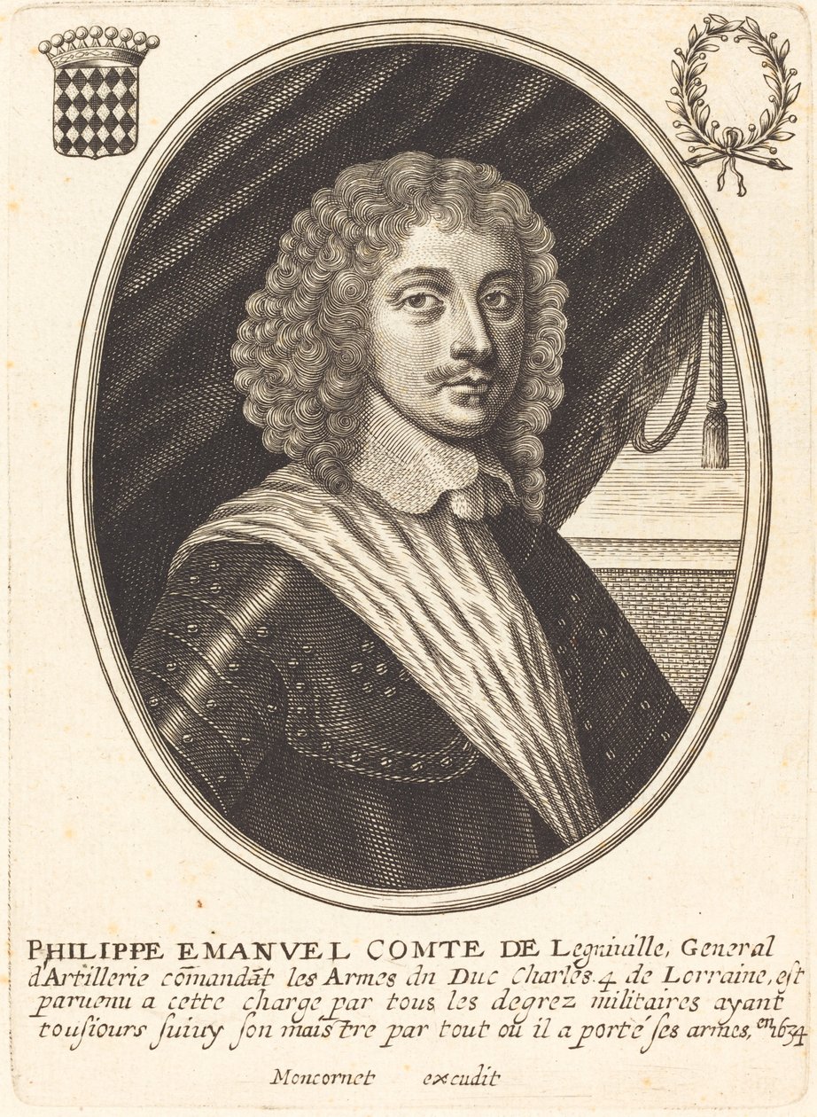 Philippe Emmanuel, hrabě z Ligneville od Balthasar Moncornet