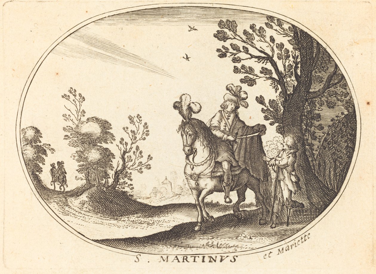 Svatý Martin a žebrák od Balthasar Moncornet