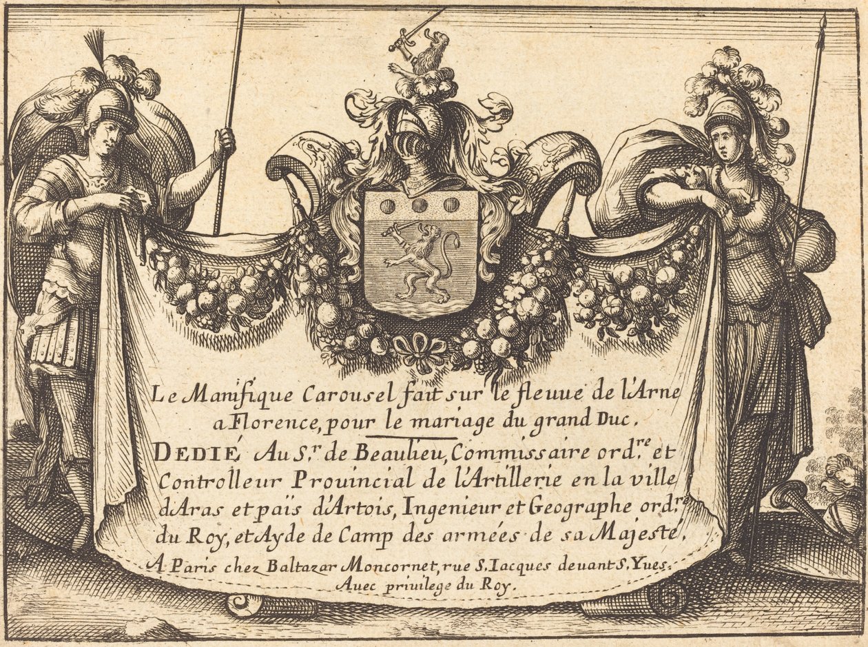Titulní strana od Balthasar Moncornet after Remigio Cantagallina