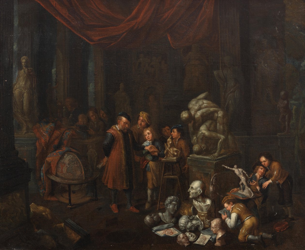 Sochařský ateliér od Balthasar van den Bossche
