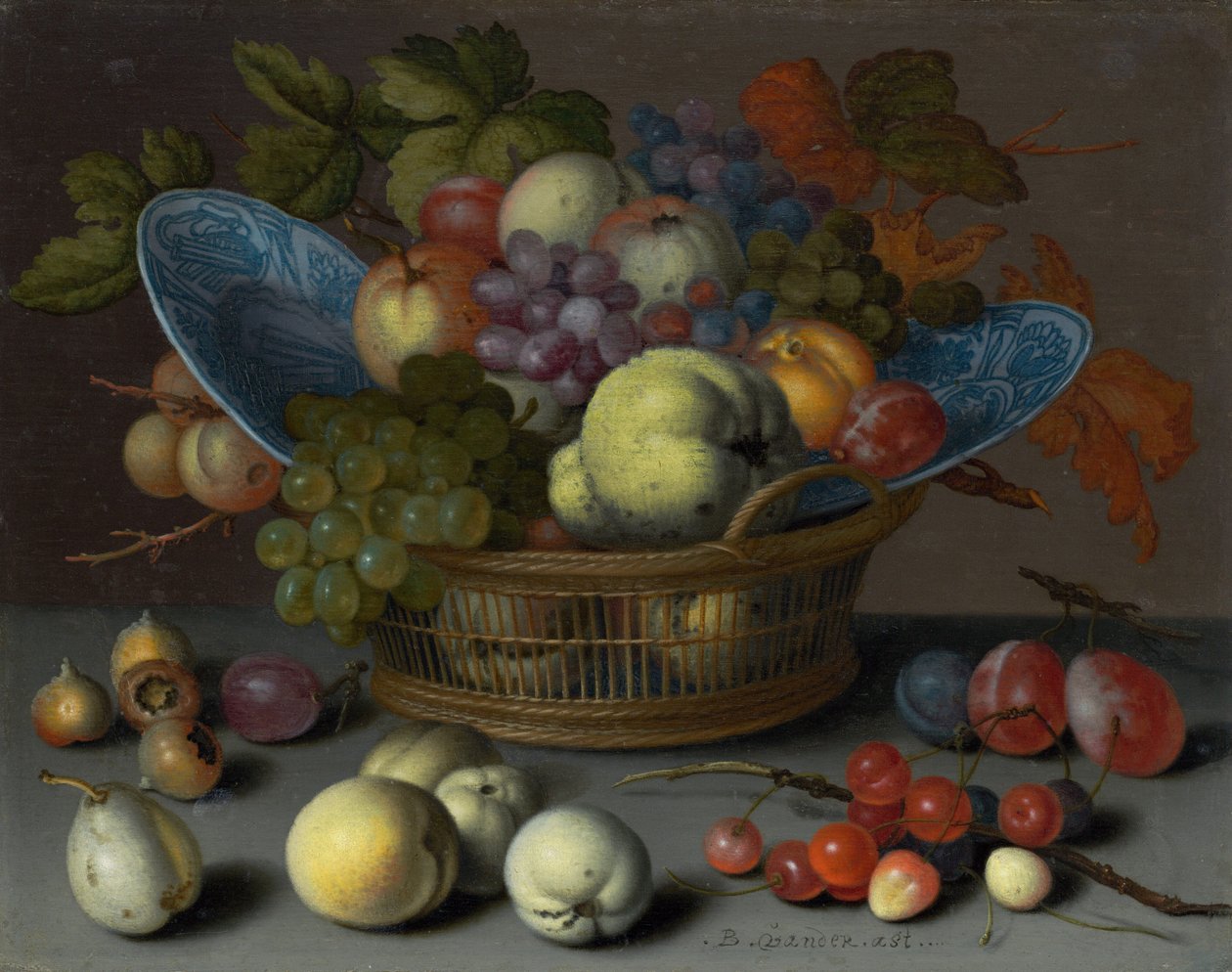 Košík ovoce, c. 1622. od Balthasar van der Ast