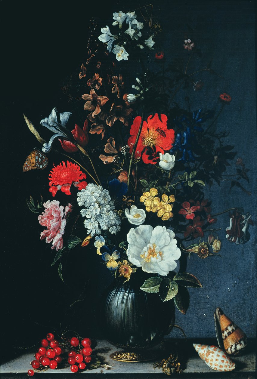 Zátiší s květinami od Balthasar van der Ast