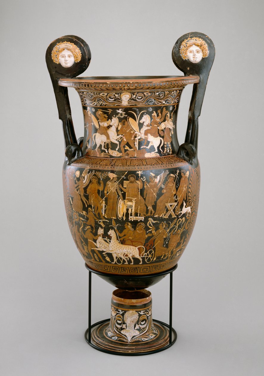 Volute krater, Apulie, 320-310 př.nl (hlína) (viz také 321232) od Baltimore Painter