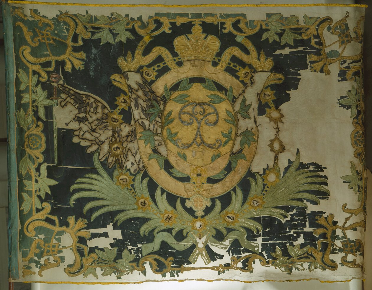 Vlajka svatého Jiří z pěšího pluku, 1762 od Banners and Standards Flags