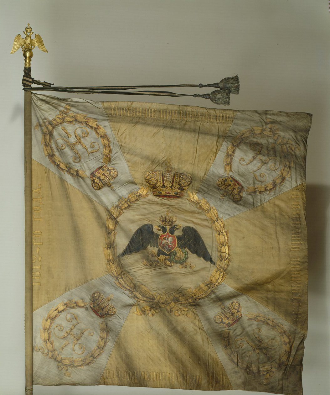 Vlajka svatého Jiří z pěšího pluku v době Mikuláše I., 1830-1840 od Banners and Standards Flags