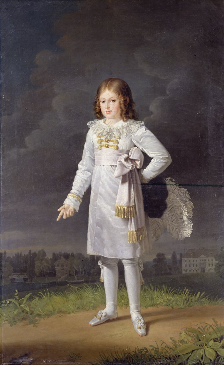Frederic-Napoleon (1815-33) Princ Bacciochi, 1819 od Barbara Krafft