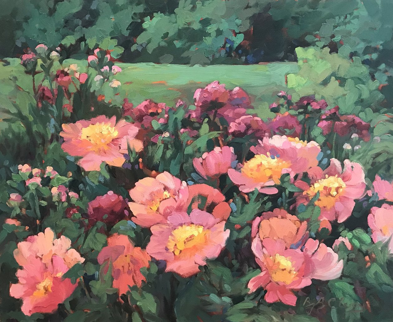 Růžová princezna, asi 1990-2005 (olej na plátně) od Barbara Cleary