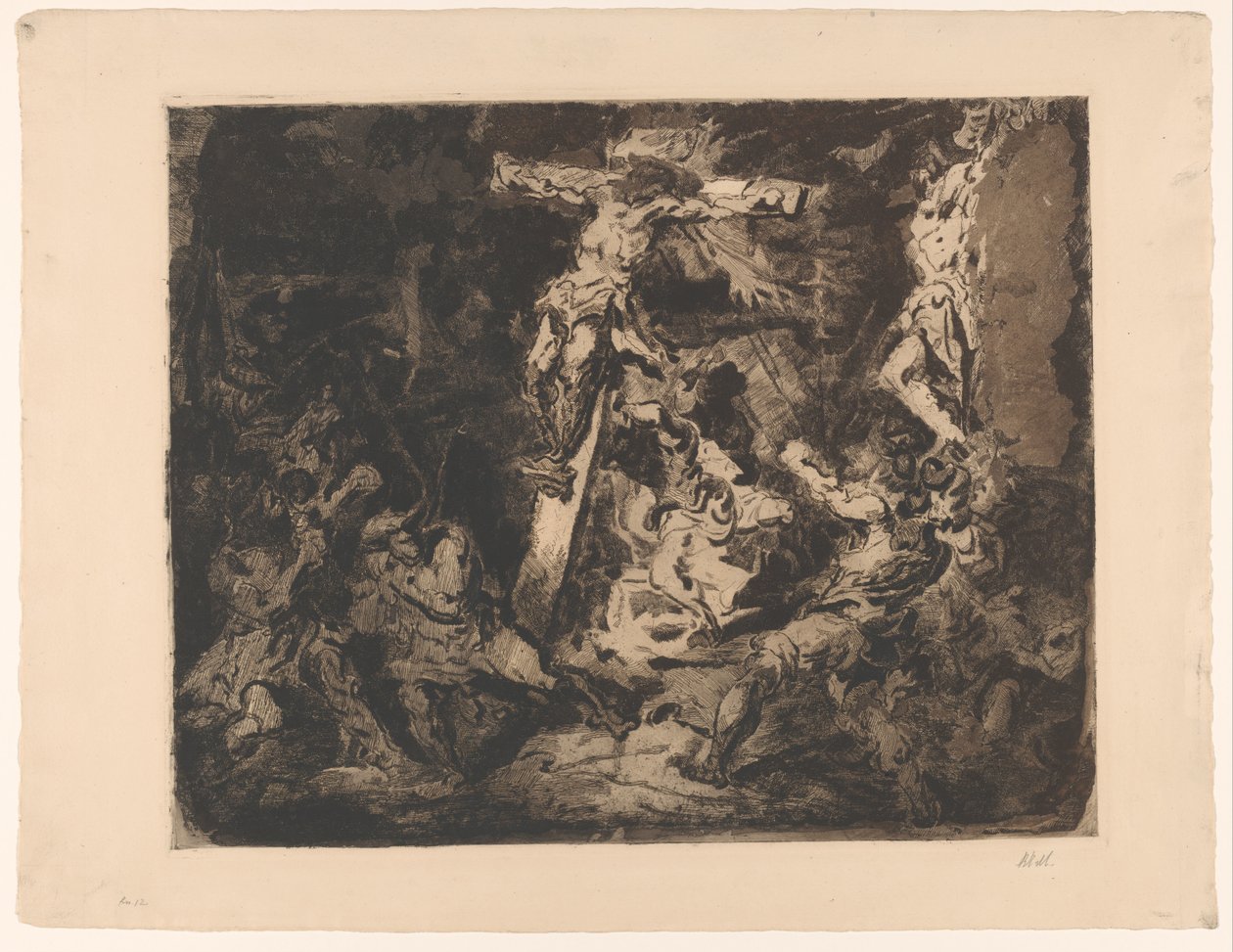 Kristus na kříži od Barbara Elisabeth van Houten (signed by artist)