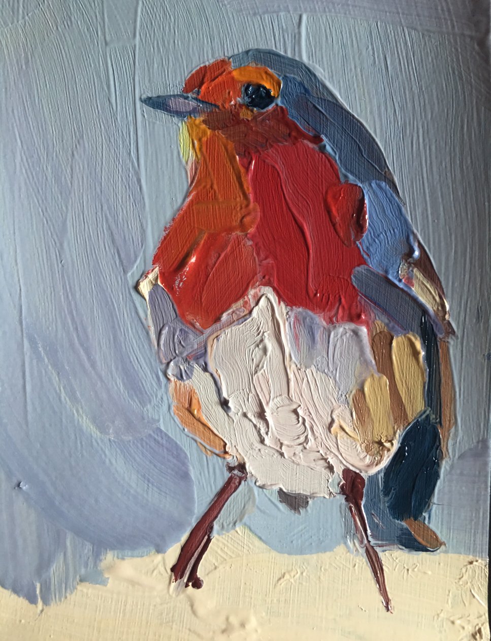 robin, 2016 od Barbara Hoogeweegen