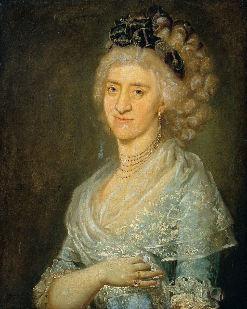 portrét dámy od Barbara Krafft