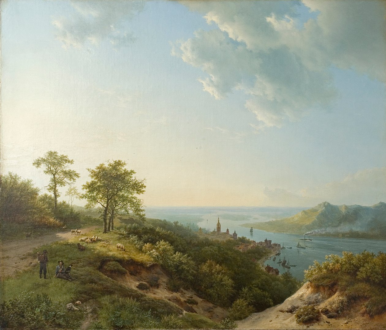Pohled na Heidelberg, 1837 od Barend Cornelis Koekkoek