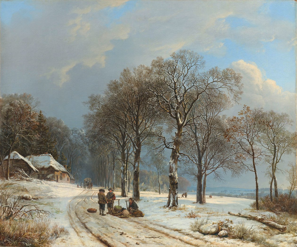 Zimní krajina Zimní krajina od Barend Cornelis Koekkoek