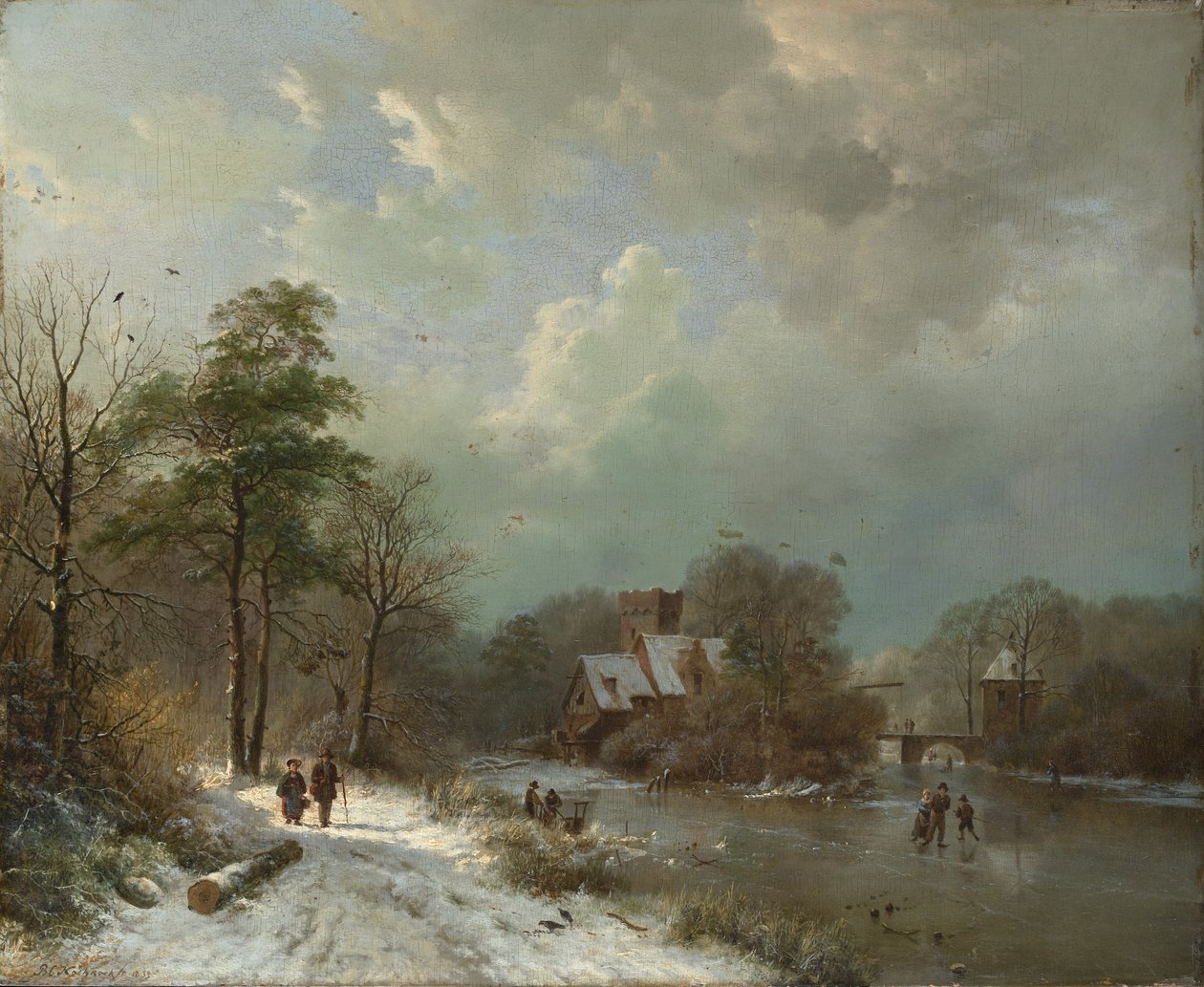 Zimní krajina, Holandsko, 1833. od Barend Cornelis Koekkoek
