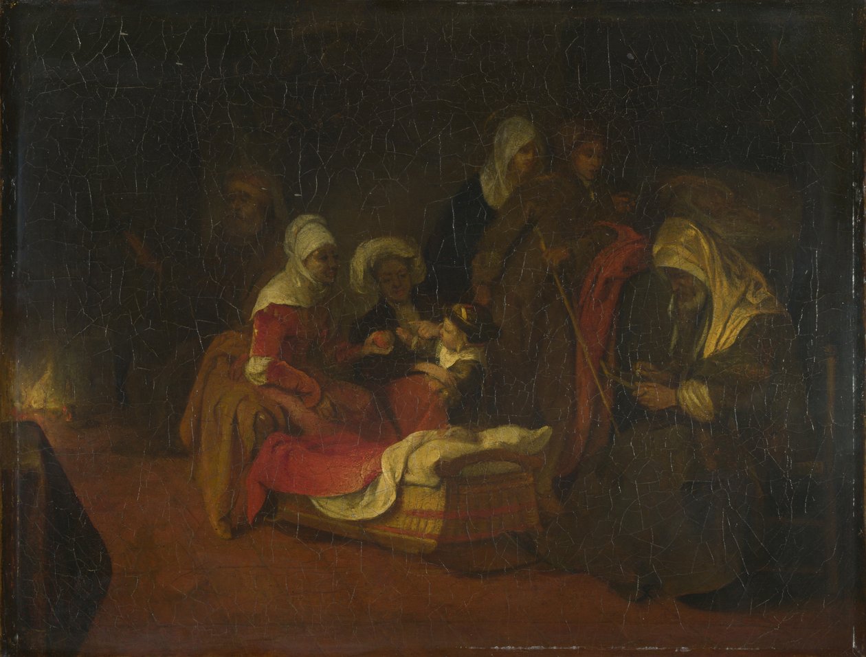 Pojmenování svatého Jana Křtitele, c. 1655 od Barent Fabritius