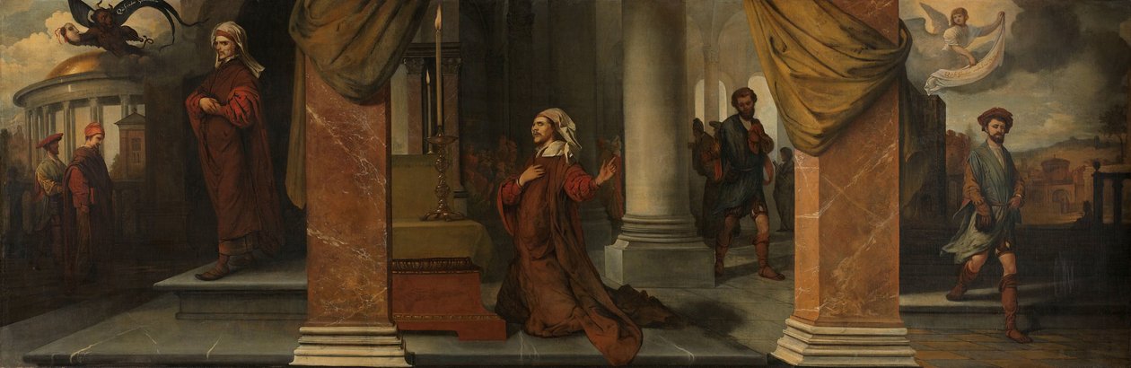 Farizeus a publikán od Barent Fabritius