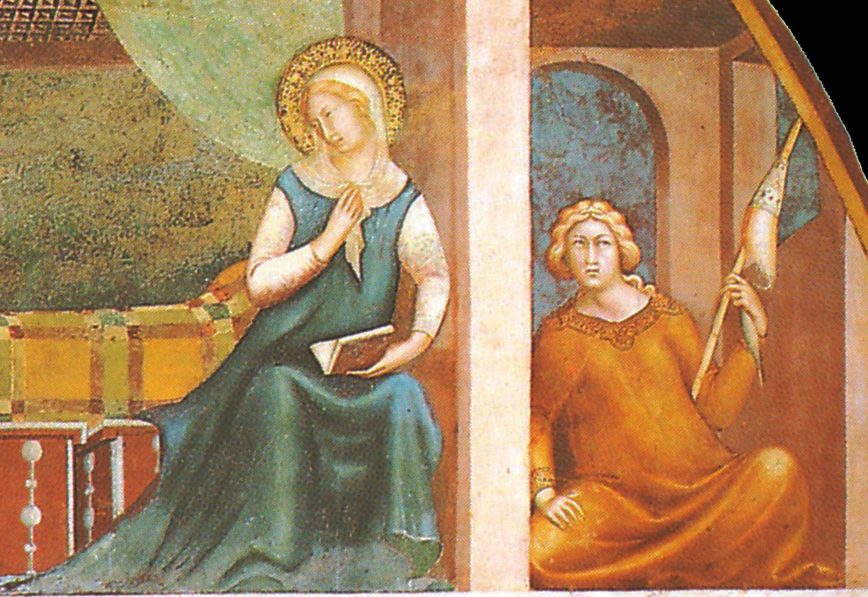 Zvěstování od Barna da Siena