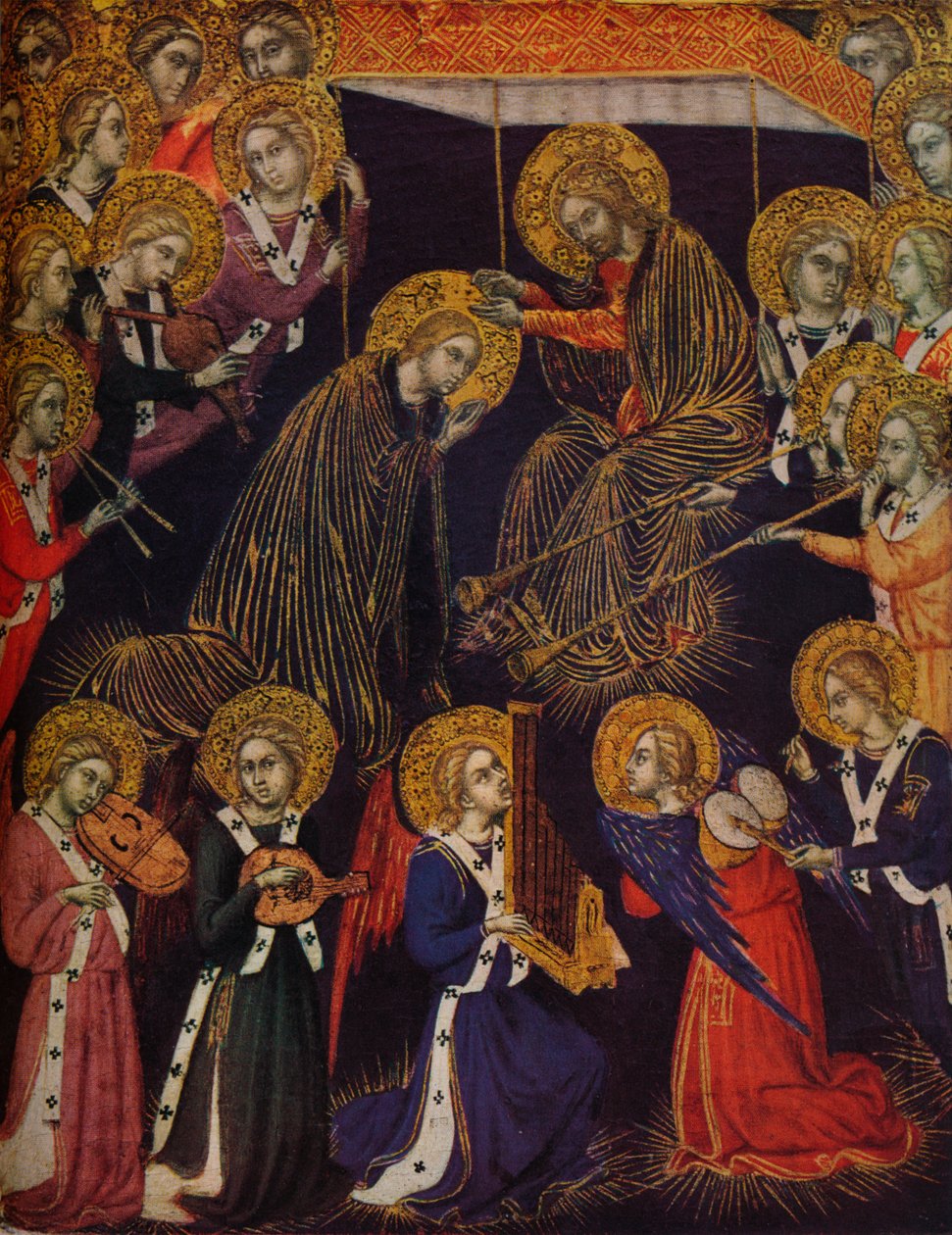 Korunovace Panny Marie, 1374 od Barnaba da Modena