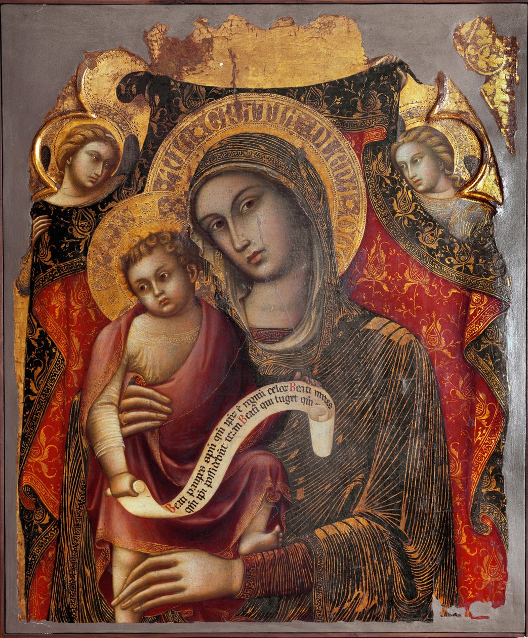 Panna s dítětem (Malba od Barnaba da Modena