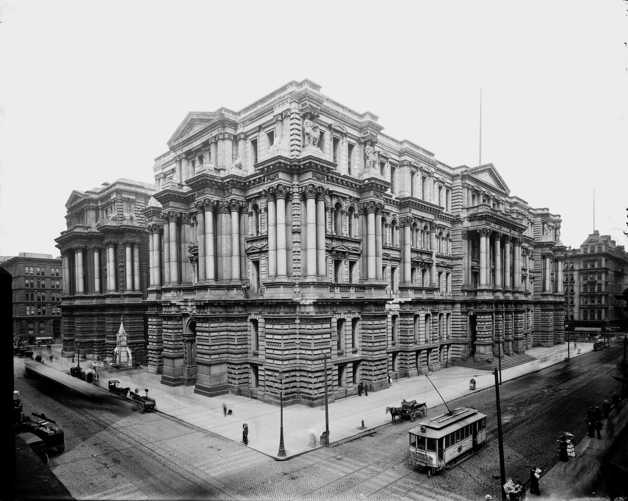 City Hall and County Building, Chicago, Illinois, USA od Barnes and Crosby