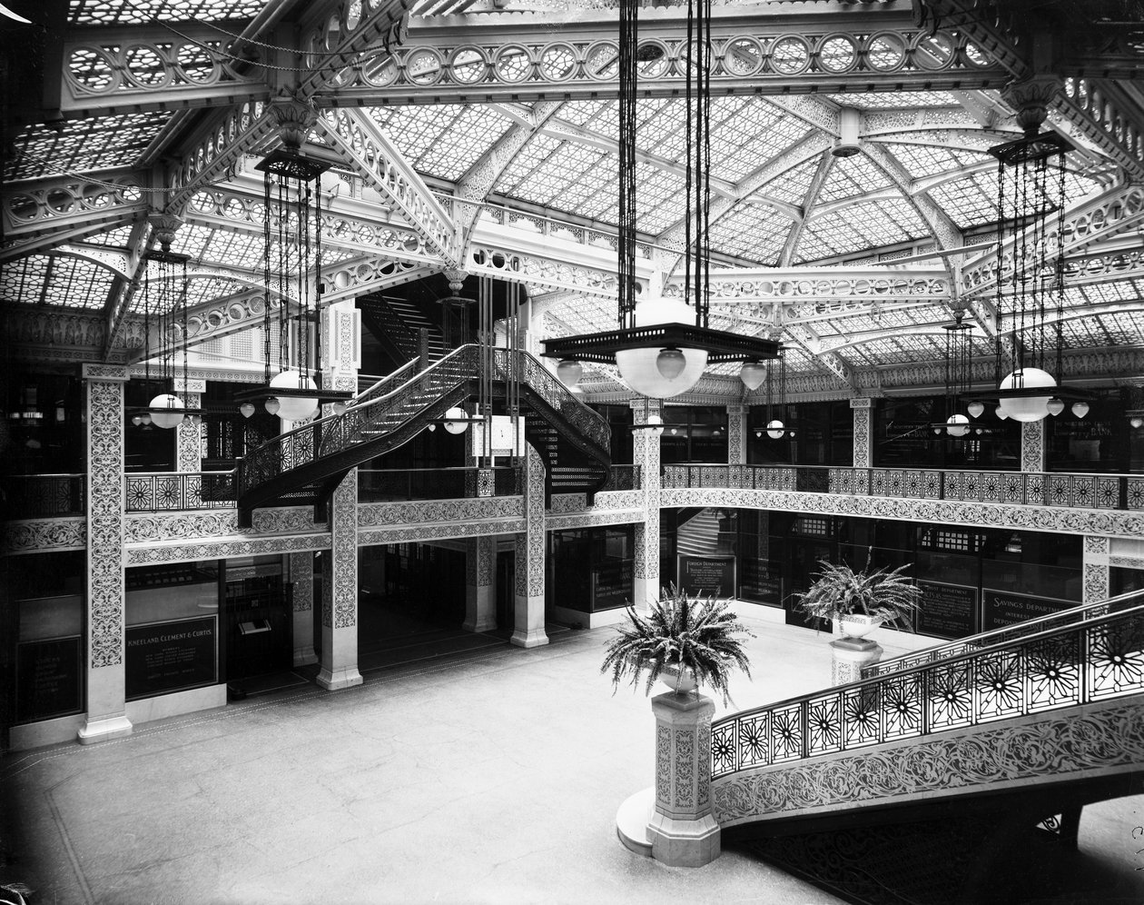 Lobby of the Rookery Building, Chicago, Illinois, USA od Barnes and Crosby