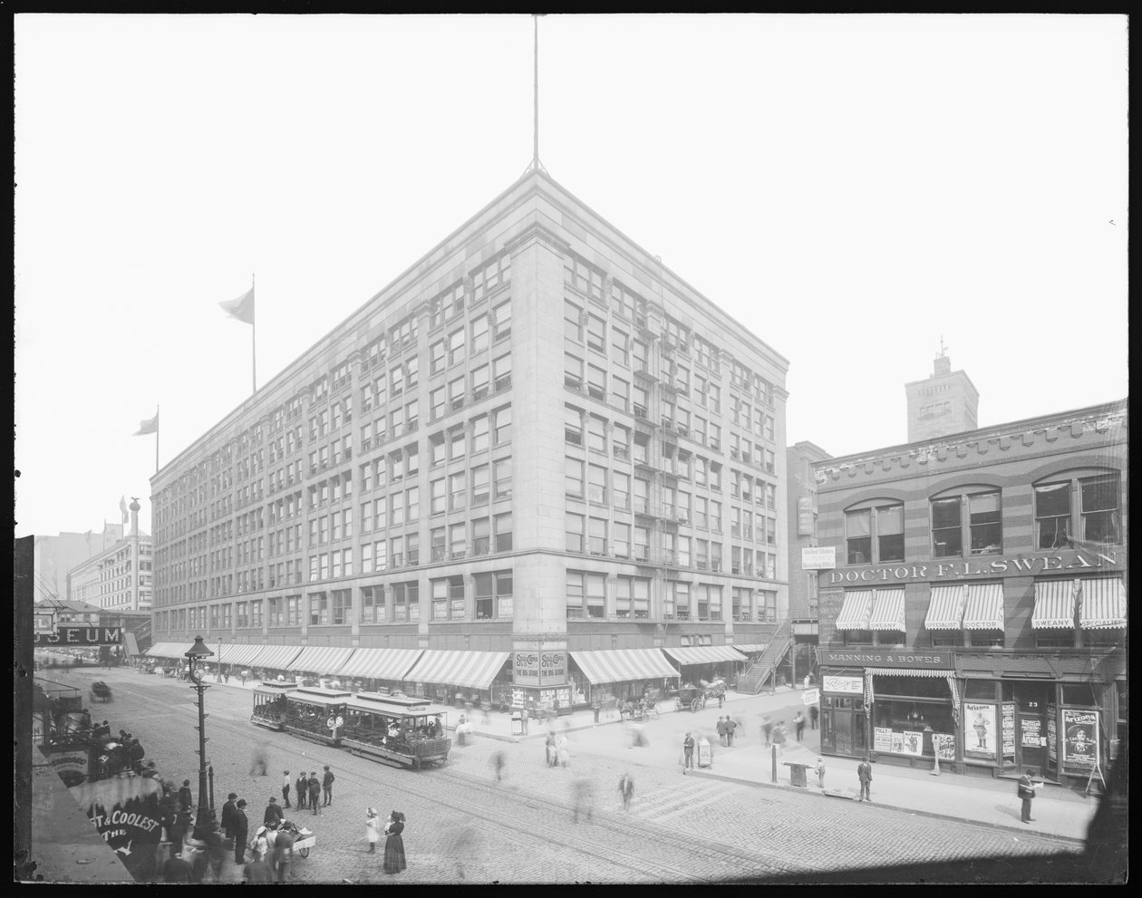 Budova Siegel, Cooper & Company, Chicago, Illinois, USA, cca 1905 (černobílá fotografie) od Barnes and Crosby