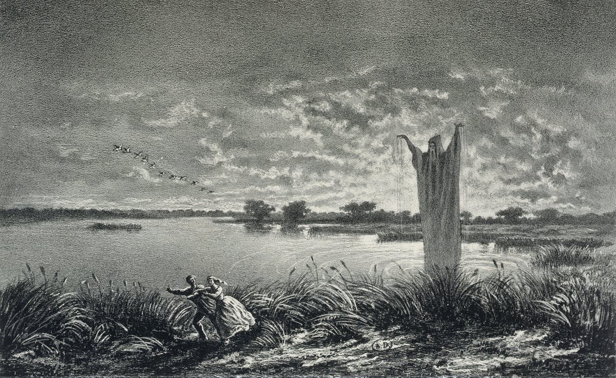 Mnich z Etangs-Brisses, ilustrace k 