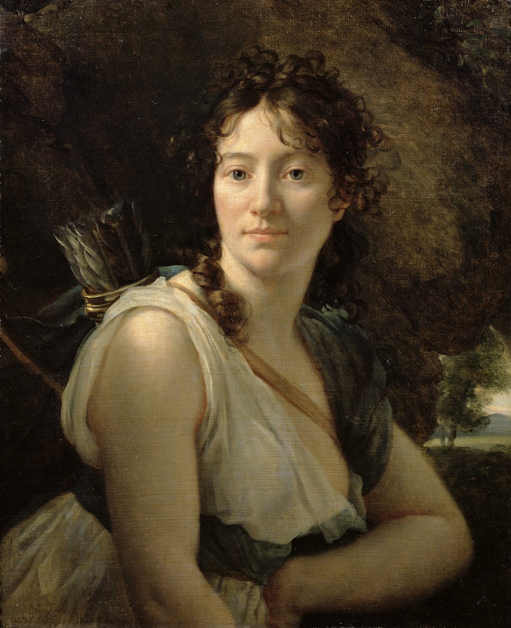Mademoiselle Duchesnoy v roli Dido od Baron François Pascal Simon Gérard