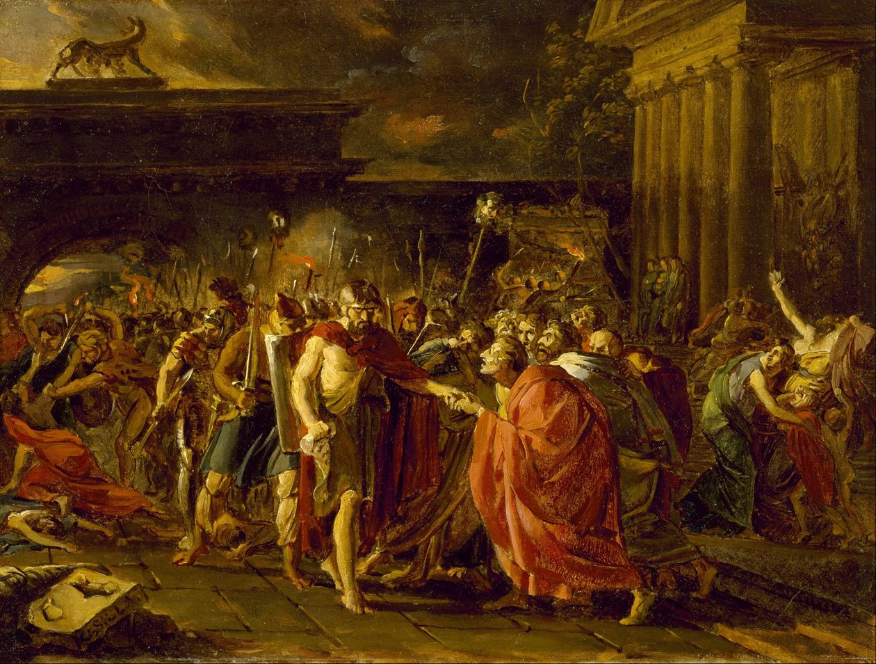 Marius se vrací do Říma od Baron François Pascal Simon Gérard