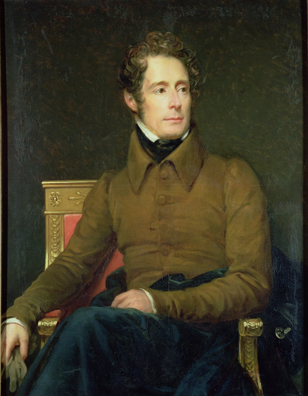 Portrét Alphonse de Lamartine (1790-1869), 1831 od Baron François Pascal Simon Gérard