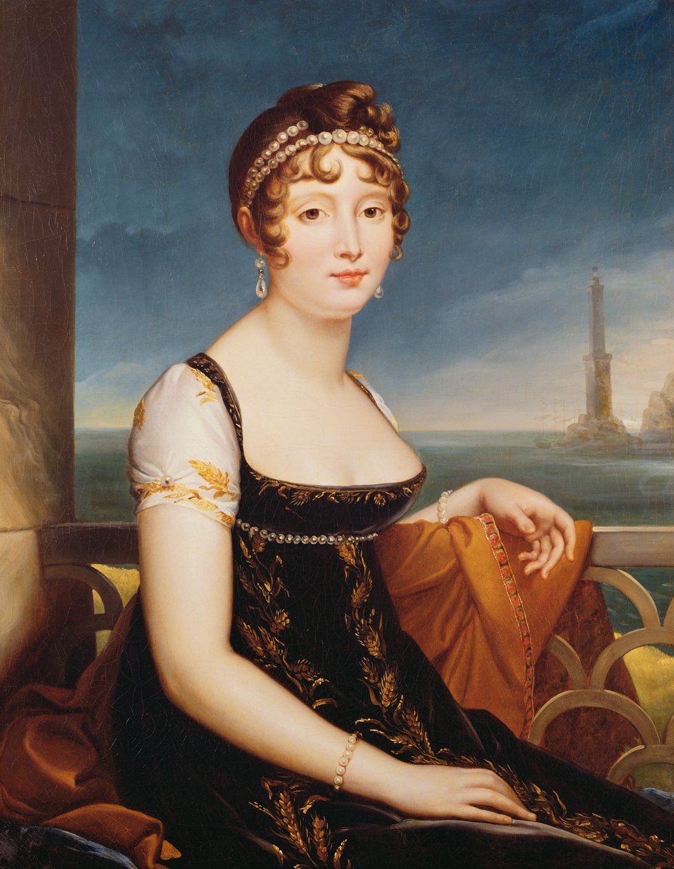 Portrét neapolské královny Karolíny Bonaparte od Baron François Pascal Simon Gérard