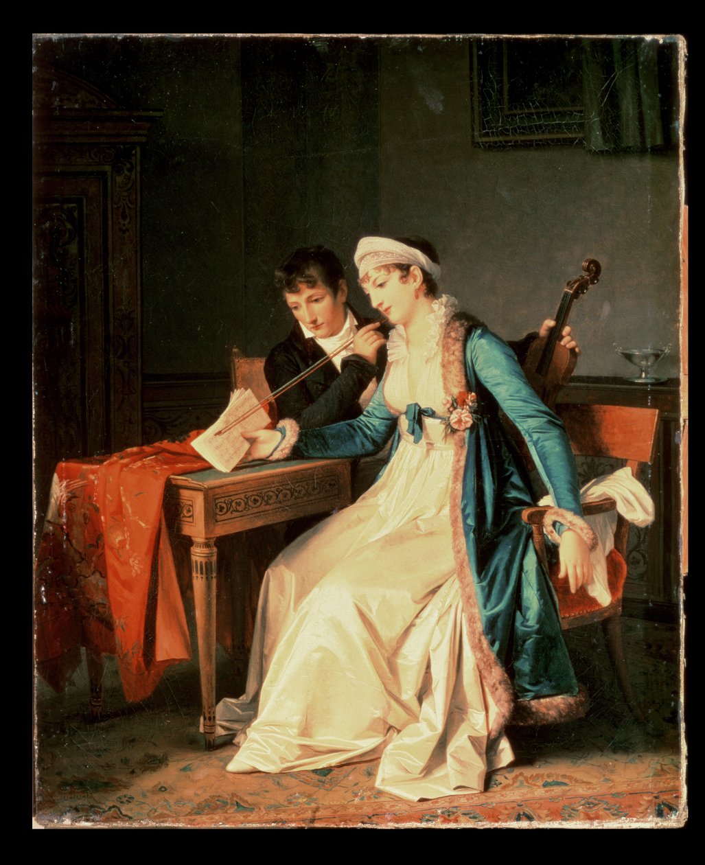 Hudební lekce, 1790 od Baron François Pascal Simon Gérard