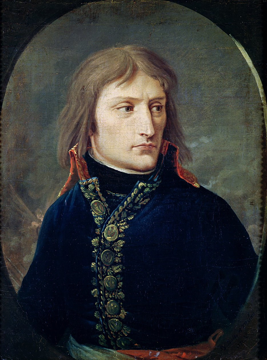 Napoleon Bonaparte (1769-1821) jako vrchní generál italské armády, 1796-97 od Baron Louis Albert Bacler d