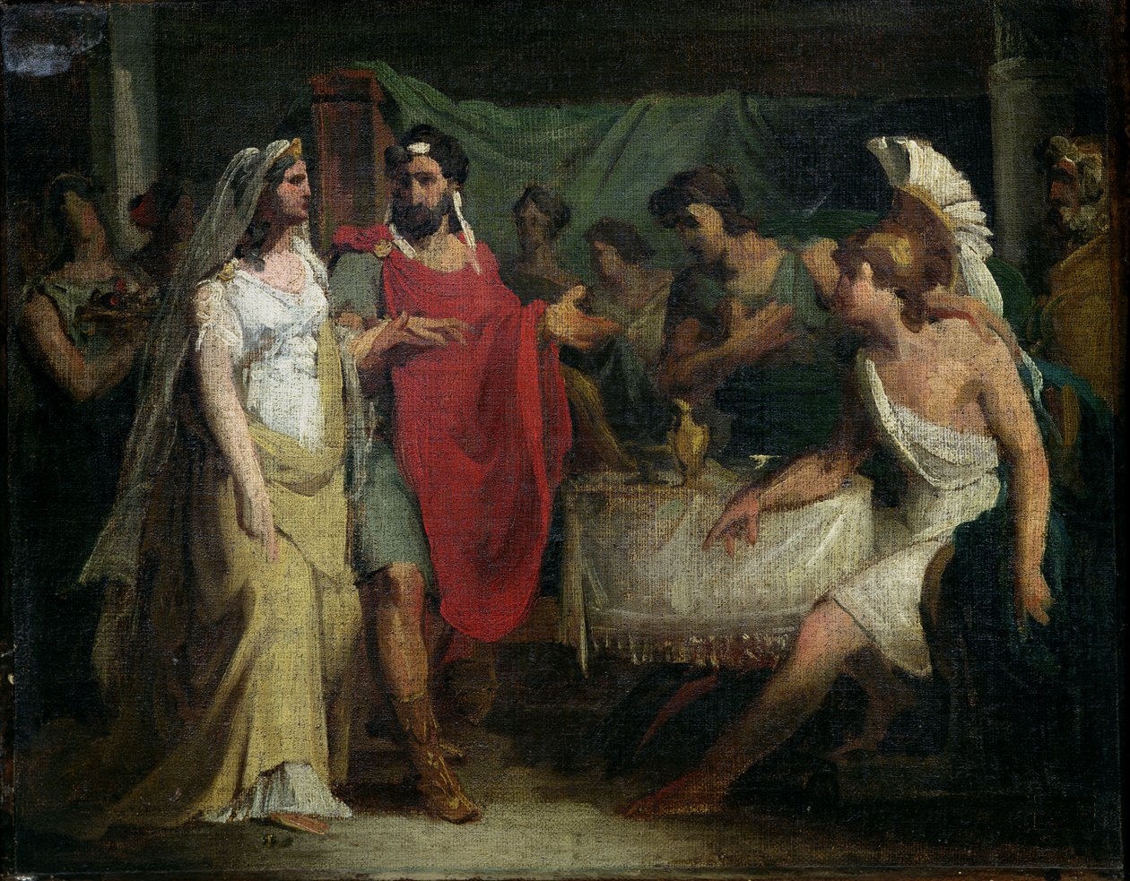 Svatba Alexandra Velikého (356-323 př.nl) a Roxany, 1810 od Baron Pierre Narcisse Guerin