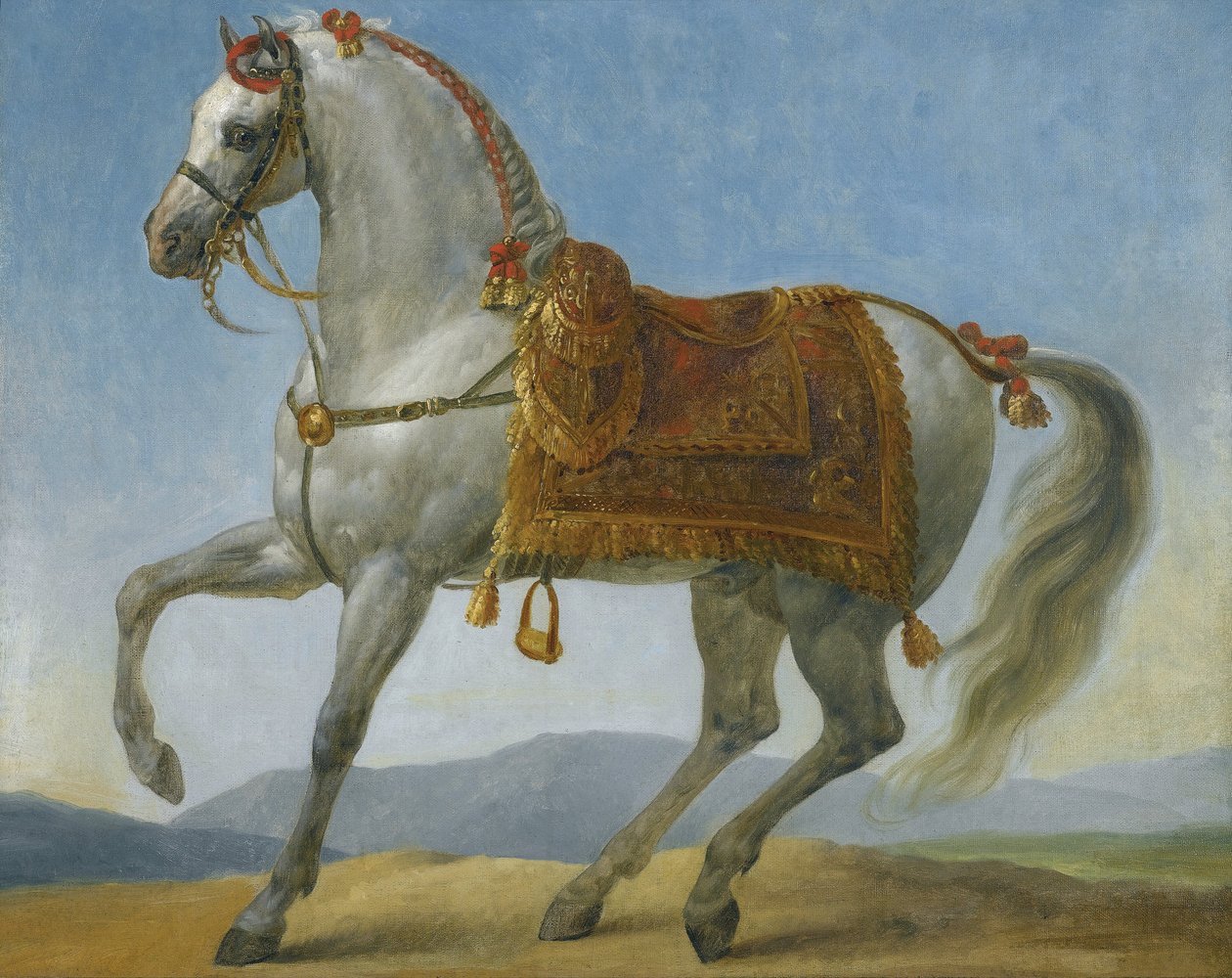 Marengo, kůň Napoleona I. z Francie Gros, Antoine Jean, Baron od Baron Antoine Jean Gros