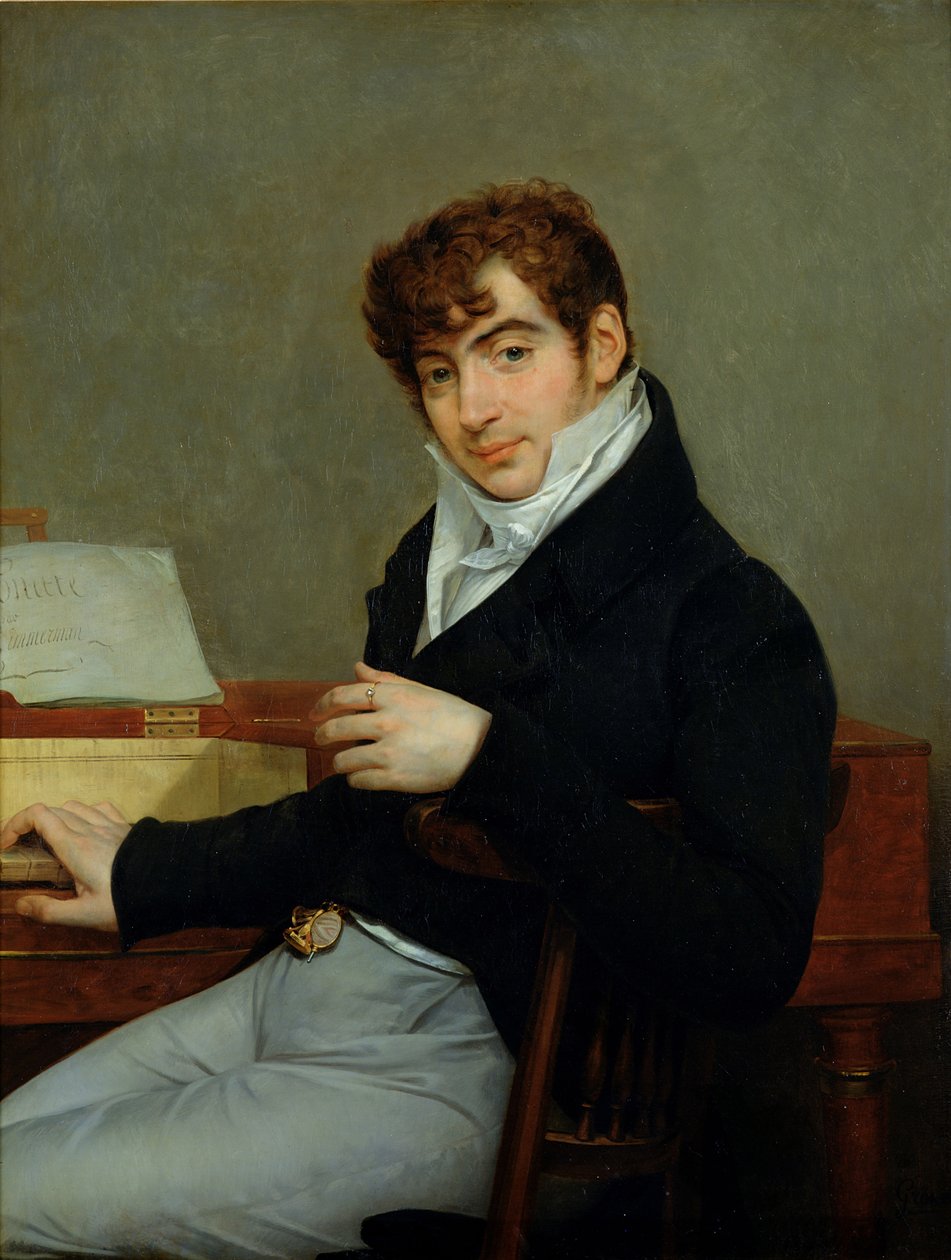 Portrét Pierra Zimmermanna (1785-1853) 1808 (olej na plátně) od Baron Antoine Jean Gros