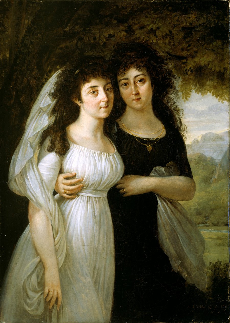 Portrét sester Maistre od Baron Antoine Jean Gros