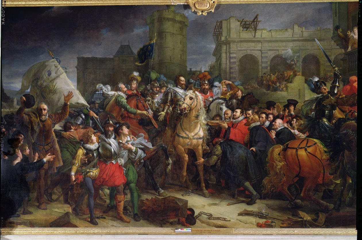 Vstup Jindřicha IV. (1553-1610) do Paříže, 22. března 1594 od Baron François Pascal Simon Gérard