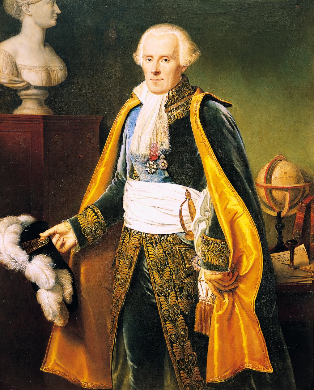 Portrét Pierre-Simon Laplace (Beaumont-en-Auge od Baron Pierre Narcisse Guerin