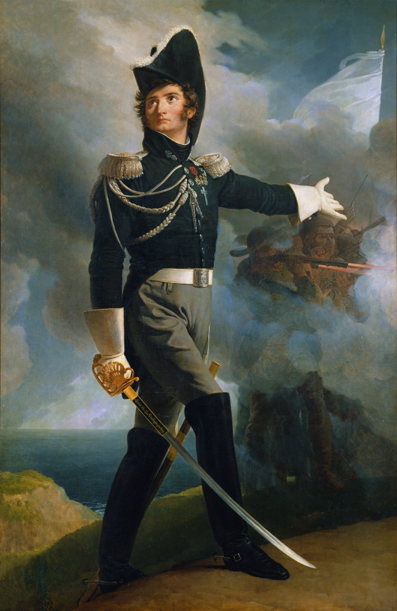 Portrét Louis du Vergier, 1819 od Baron Pierre Narcisse Guerin