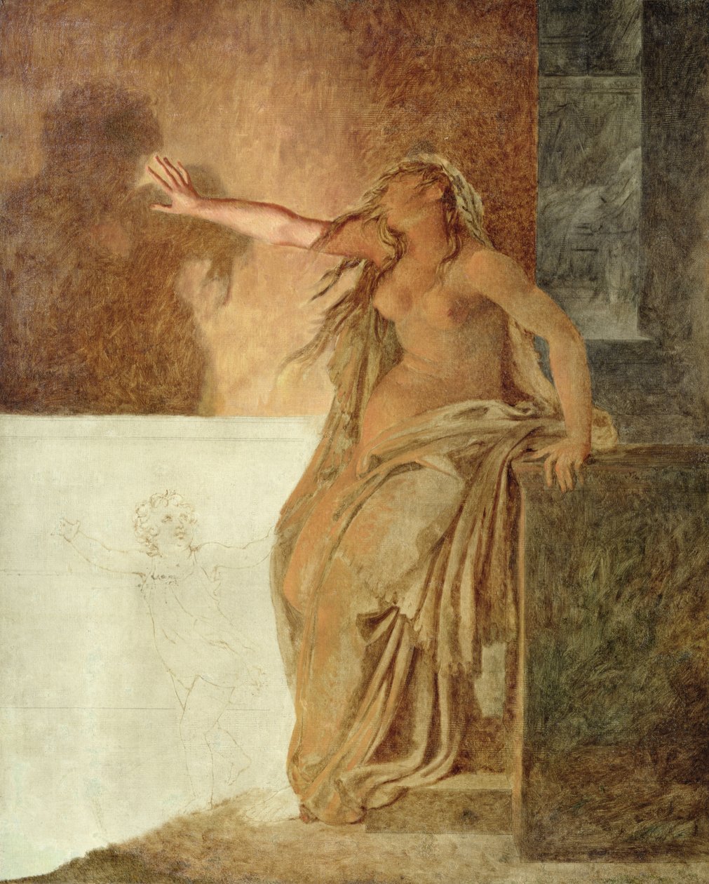 Zármutek od Baron Pierre Narcisse Guerin