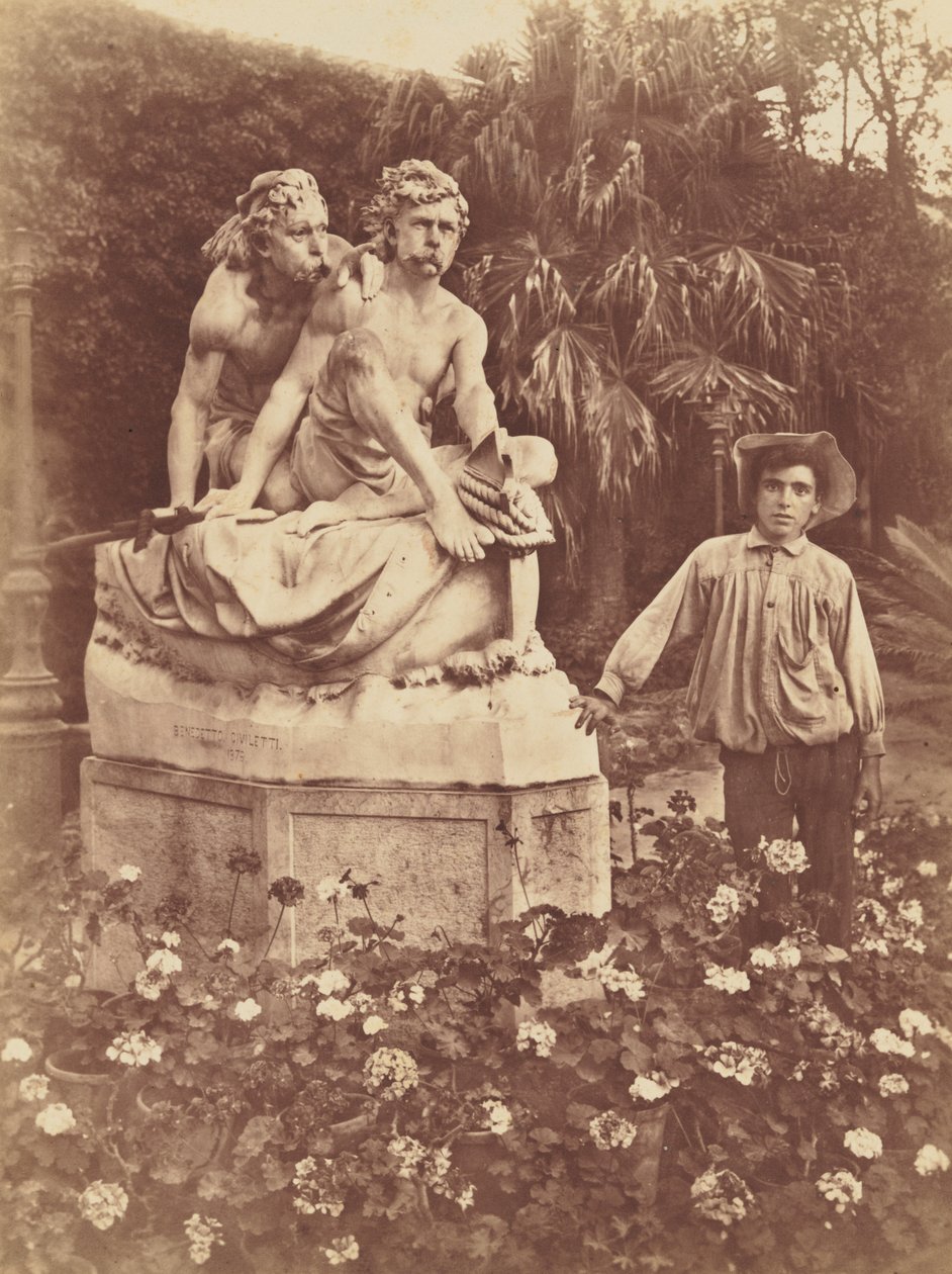 Palermo, anglická zahrada od Baron Wilhelm von Gloeden