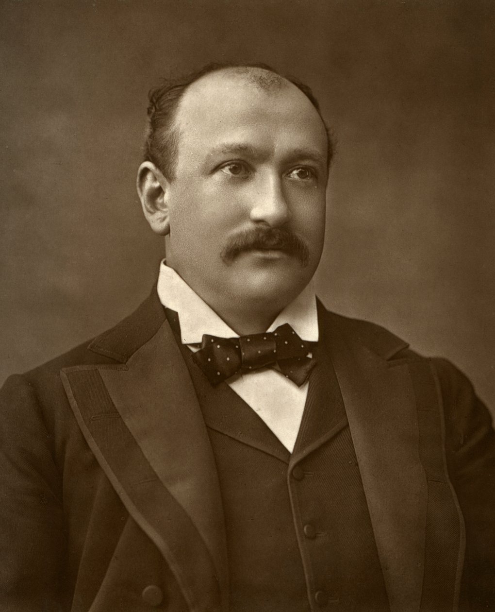 Britský herec Augustus Harris v Human Nature, 1886 od Barraud