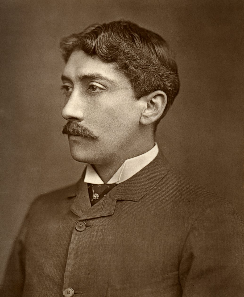 Britský herec Yorke Stephens v One Change, 1886 od Barraud