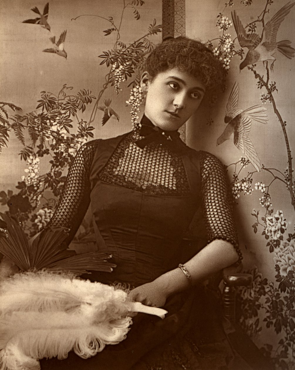 Mary Moore , britská herečka, 1886 od Barraud