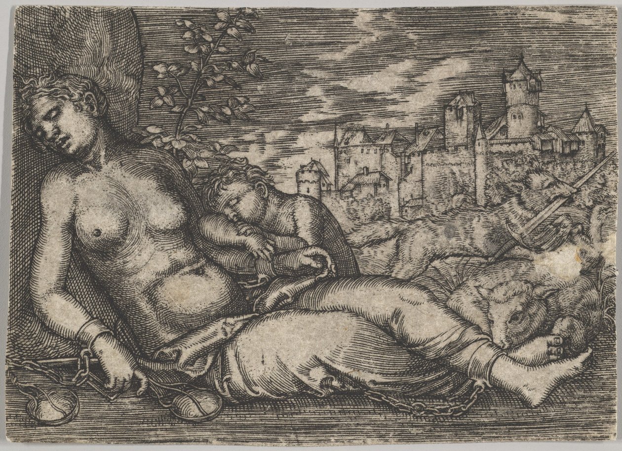 Běh kolem světa (Sleeping Justice) (kopie) od Barthel Beham